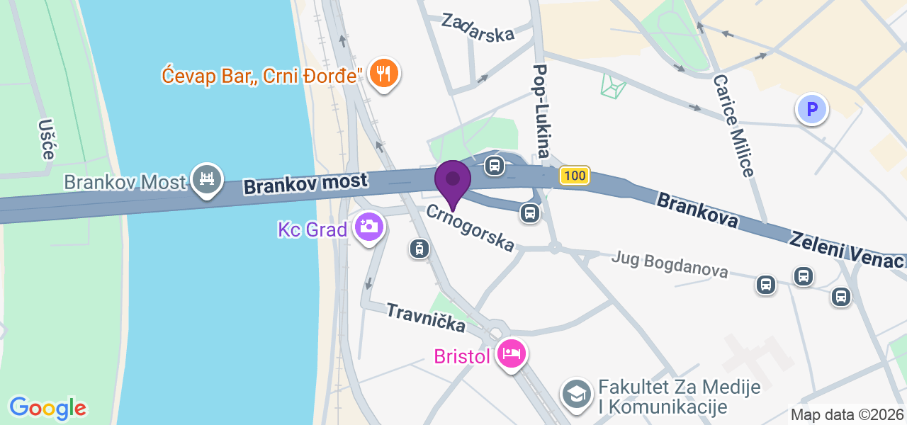 Map showing location of The Bank